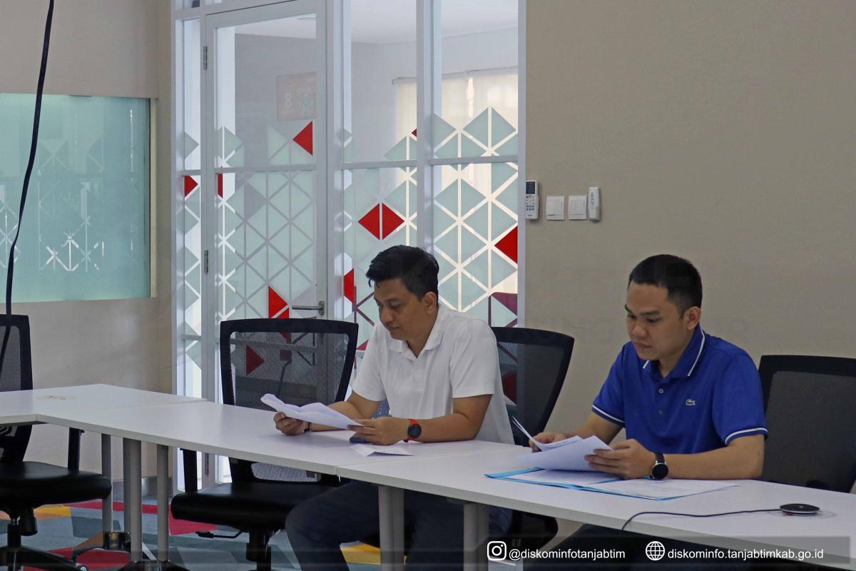 Dalam rangka koordinasi dan penyampaian proposal area blank spot Kabupaten Tanjung Jabung Timur di PT. Telkomsel Branch Jambi